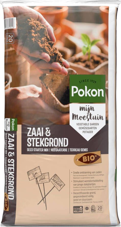 Pokon Bio Zaai & Stekgrond 20l