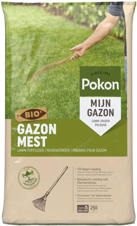 Pokon Biologische Gazonmest 250m²