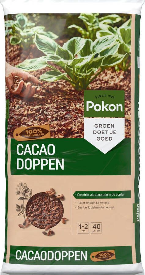 POKON 100% natuurlijk Cacaodoppen 40 L