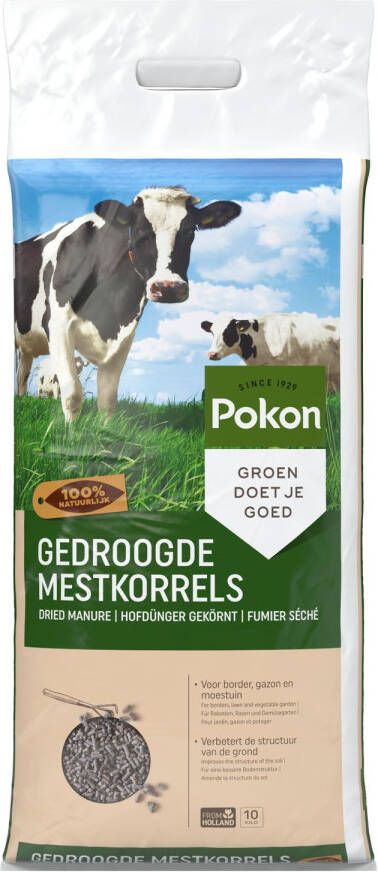 POKON Gedroogde mestkorrels 10 kg