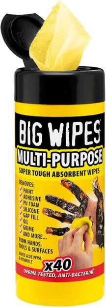 Praxis Big Wipes Scrub- En Reinigingsdoekjes Industrial Multi-purpose 40 Stuks