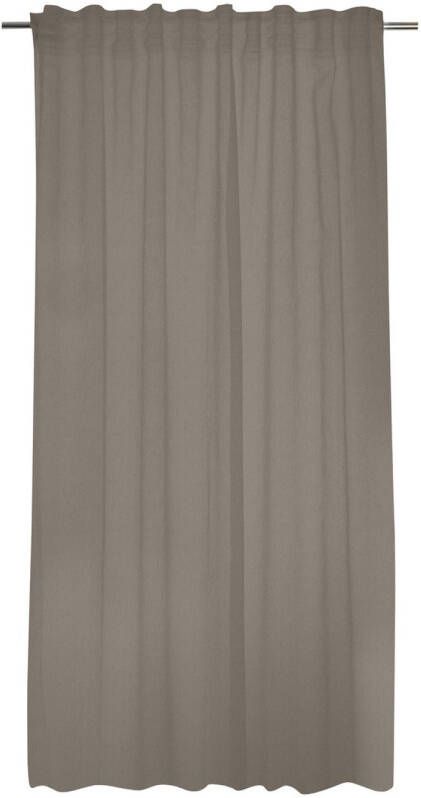 Praxis Chamonix Gordijn Verduisterend En Isolerend Ringen Taupe 135 X 260 Cm