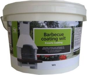 Praxis Decor betonnen barbecue coating wit 8kg