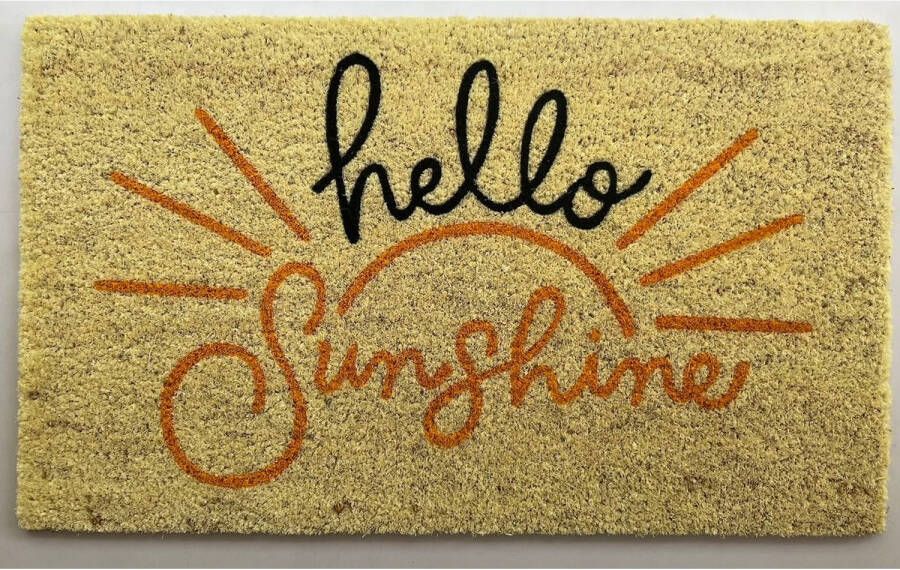 Praxis Deurmat Ruco Design Hello Sunshine 45 X 75 Cm