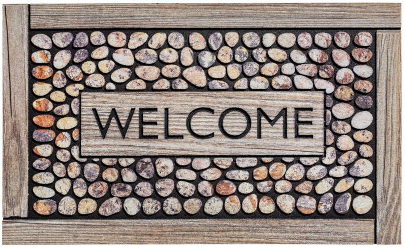 Praxis Deurmat Welcome Framed 45 X 75 Cm