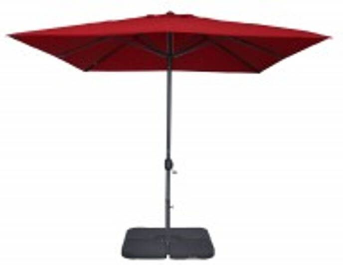 Praxis Easywind Tuinparasol Windbestendig 3x3m Belveo Harmattan Rood