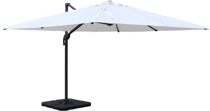 Praxis Easywind Zweefparasol Windbestendig 3x4m Belveo Mistral Ecru