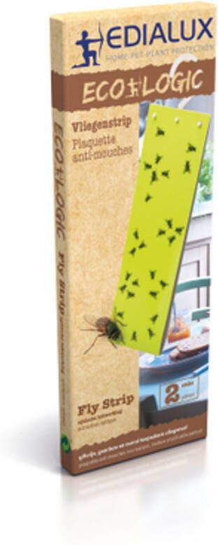 Praxis Edialux Fly Strip Ecologische Insectenval 2stuks