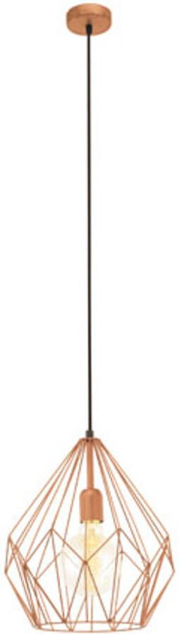 EGLO Hanglamp CARLTON hanglamp koper staal excl. lichtbron retro Vintage Hanglamp 1 lamps Draadgaas Industrieel 110x31cm - Foto 11