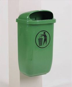 Praxis Engels City-afvalbak groen 50L