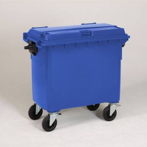 Praxis Engels container blauw 660L