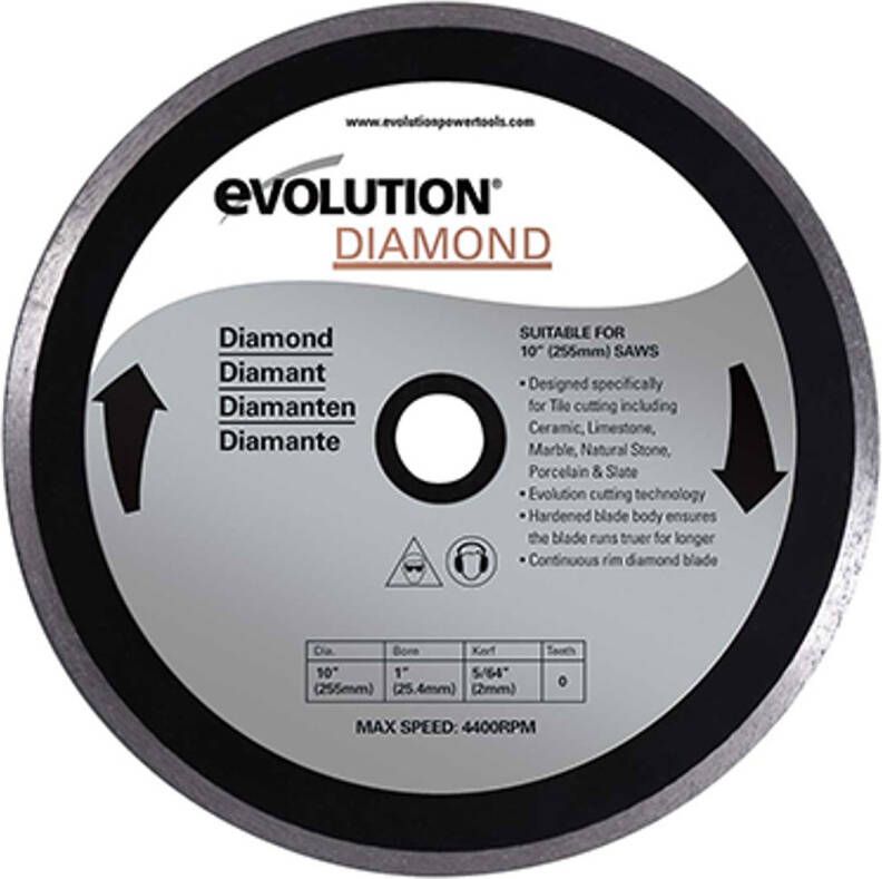 Praxis Evolution Diamant Zaagbladen 255mm