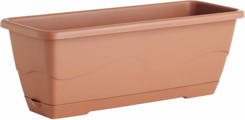 Praxis Grosfillex Bloembak Lea Pvc Terracotta 50x16cm