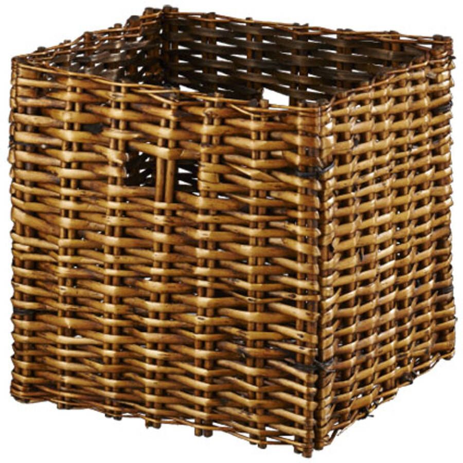 Praxis Opbergbox Wicker Bruin 31cm