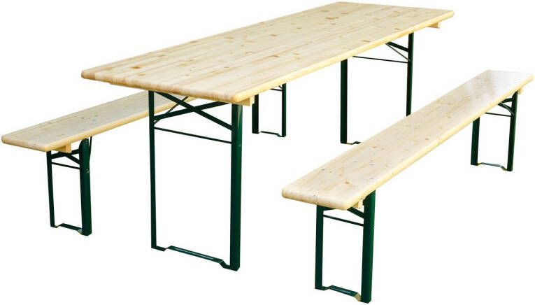 Praxis Picknicktafel Wood Beer 6 Personen Spar 80x200cm