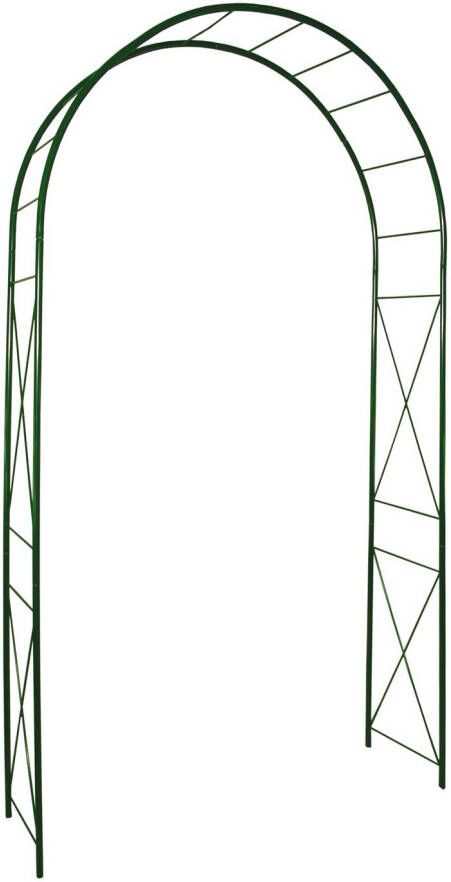 Praxis Rozenboog Losange Ronde Buis 20mm Spargroen 130x40x250cm