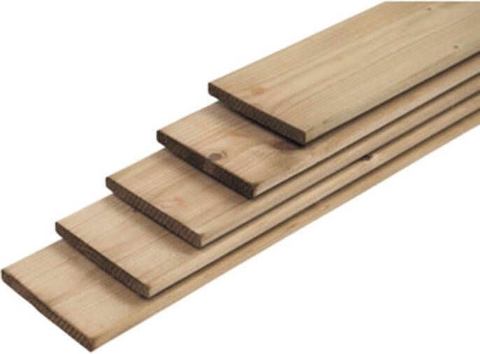 Praxis Schuttingplank Geïmpregneerd Hout 300x14x1 6cm