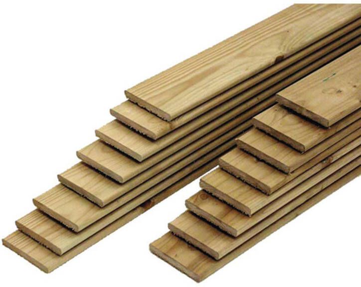 Praxis Schuttingplank Geïmpregneerd Hout 300x14x1 6cm