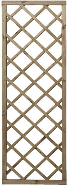 Praxis Trellis Kader Fsc Geïmpregneerd Hout 60x180cm Bruin