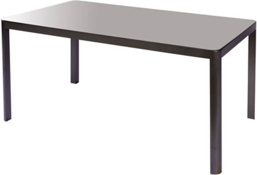 Praxis Tuintafel Macari Glas aluminium 150x90x75cm