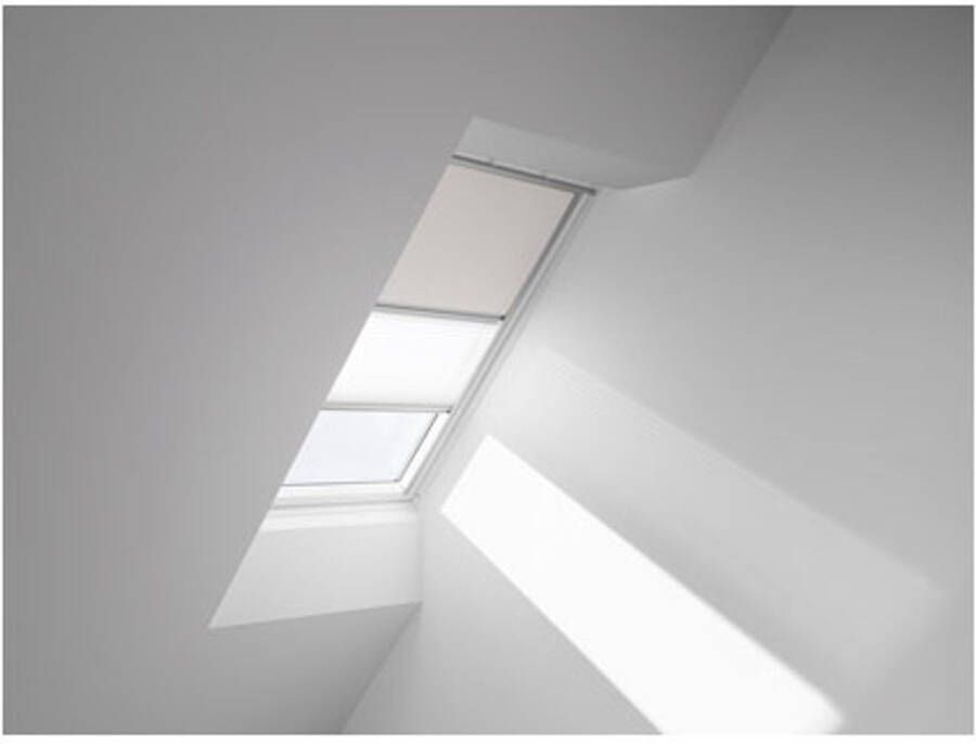 Praxis Velux Verduisterend Rolgordijn Met Plisse Dfd Ck06 1025s Wit Wit