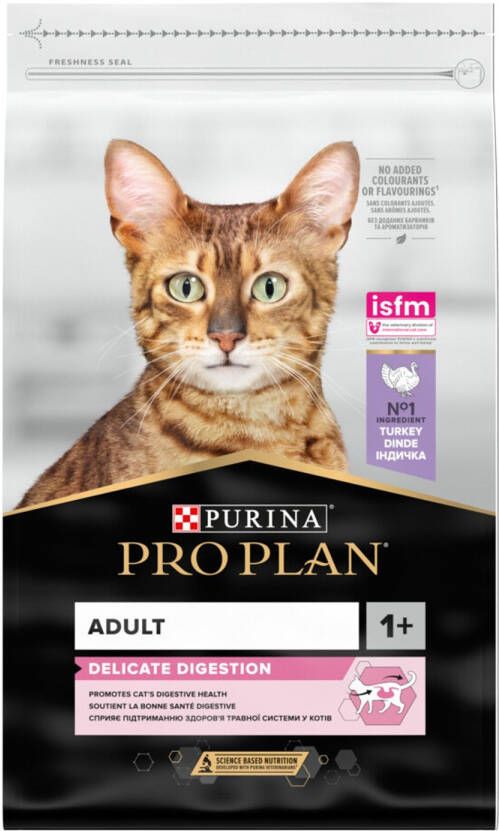 Pro Plan Delicate Adult Kattenvoer Kalkoen 10 kg