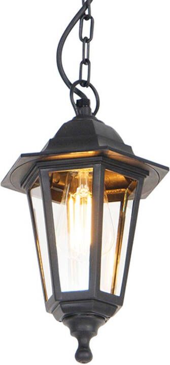 QAZQA Hanglamp buiten new haven Zwart Klassiek Antiek D 171mm