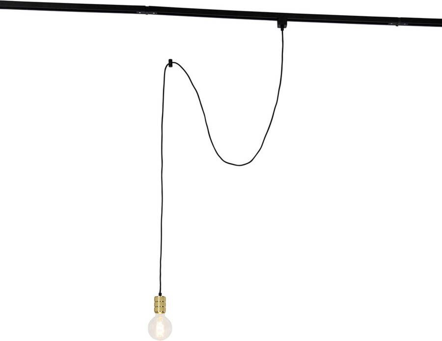 QAZQA Hanglamp Met Rail Ophanging Goud Iconic Cavalux