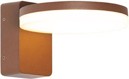 QAZQA Moderne Buiten Wandlamp Roestbruin Incl. Led Ip54 Esmee