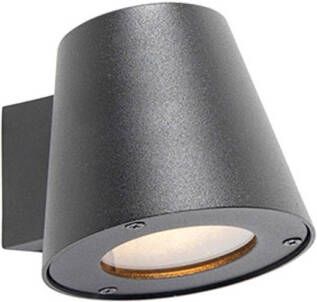 QAZQA Wandlamp buiten skittle Zwart Modern L 110mm