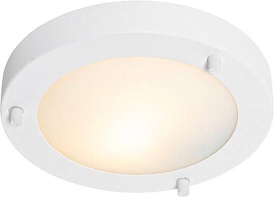 QAZQA Plafondlamp buiten yuma Wit Modern D 18.3cm