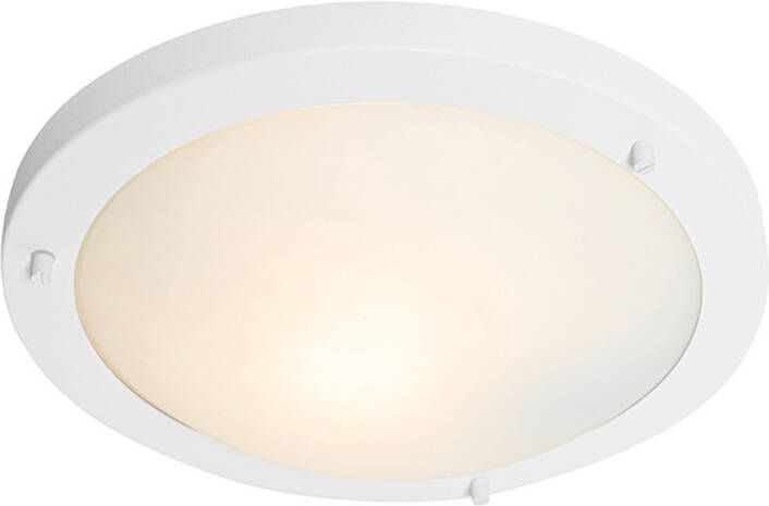 QAZQA Plafondlamp buiten yuma Wit Modern D 31cm