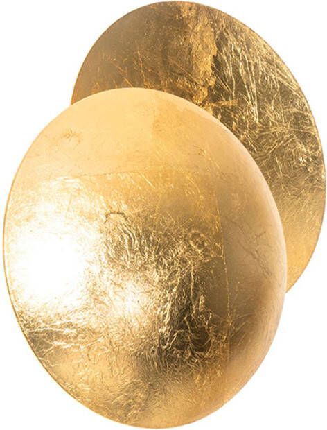 QAZQA Wandlamp sunrise Goud messing Modern D 200mm