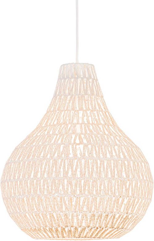 QAZQA Scandinavische Hanglamp Wit 45 Cm Lina Drop