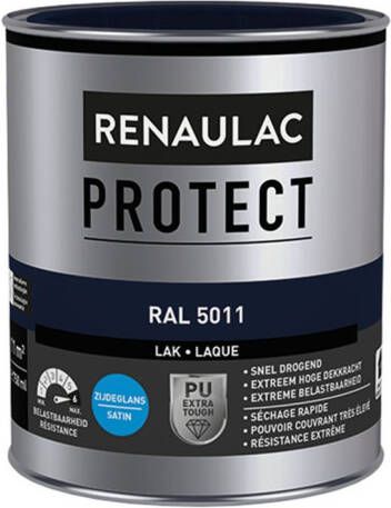 RENAULAC Lak Protect Ral5011 Zijdeglans 750ml