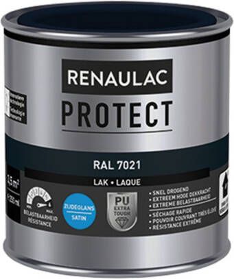 RENAULAC Lak Protect Ral7021 Zijdeglans 250ml