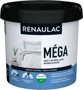Renaulac latex Méga mat RAL 9010 1L