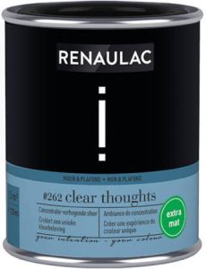 Renaulac muur- en plafondverf Intention Clear Thought extra mat 125ml