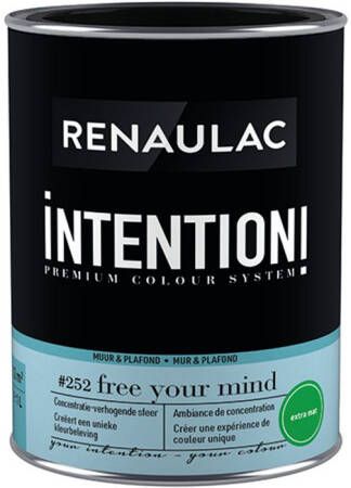 RENAULAC Muur- En Plafondverf Intention Free Your Mind Extra Mat 1l