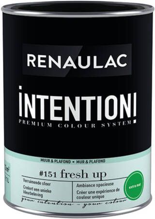 RENAULAC Muur- En Plafondverf Intention Fresh Up Extra Mat 1l