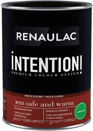 RENAULAC Muur- En Plafondverf Intention Safe & Warm Extra Mat 1l