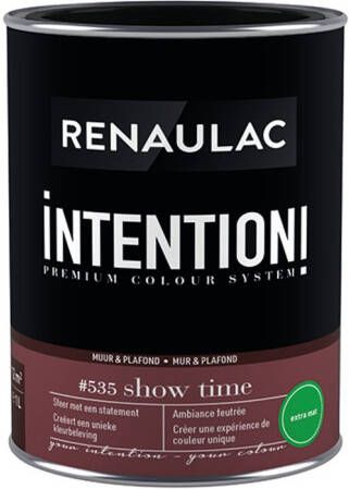 RENAULAC Muur- En Plafondverf Intention Show Time Extra Mat 1l