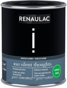 Renaulac muur- en plafondverf Intention Silent Thoughts extra mat 125ml