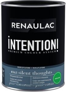 Renaulac muur- en plafondverf Intention Silent Thoughts extra mat 1L