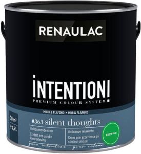 Renaulac muur- en plafondverf Intention Silent Thoughts extra mat 2 5L