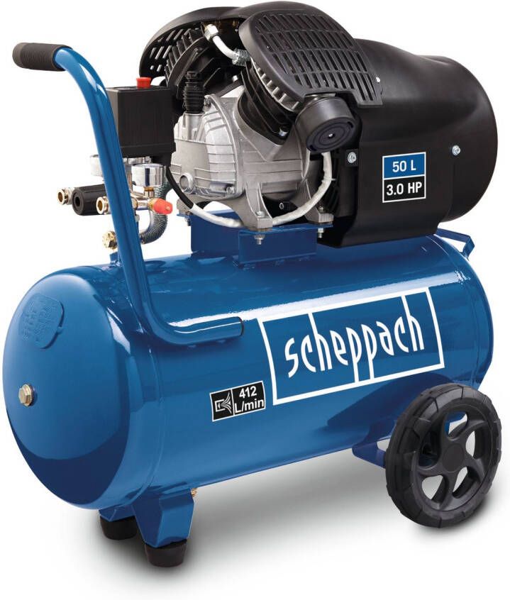 Scheppach Dubbele Cilinder Compressor Hc53dc 2200 W 50 L 5906102901 - Foto 2