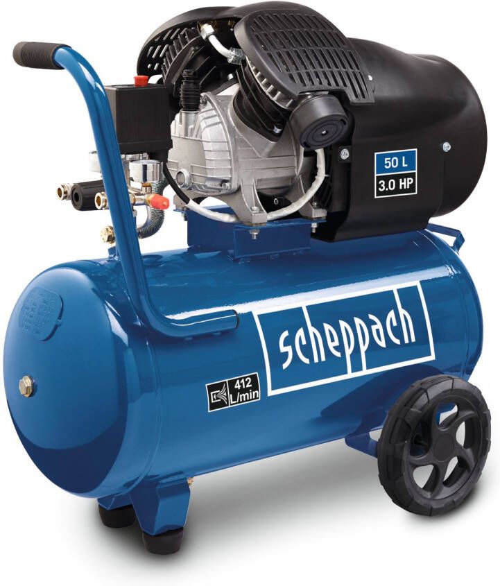 Scheppach Dubbele Cilinder Compressor Hc53dc 2200 W 50 L 5906102901 - Foto 2