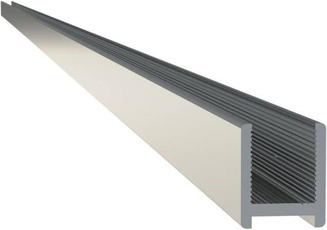 Sealskin Mix&match Muurprofiel 2000mm Rvs Uitstraling Voor 8mm Veiligheidsglas