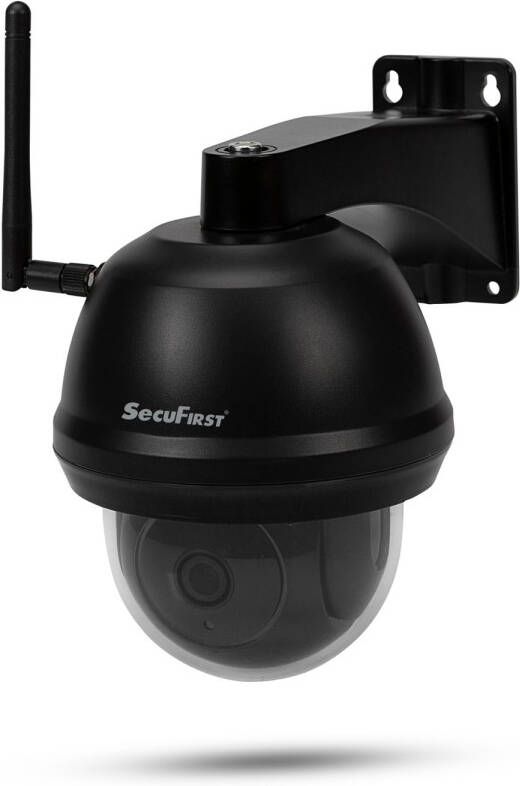 SecuFirst Cam214zsd128 Dome Camera Zwart Met 128gb Micro Sd Kaart