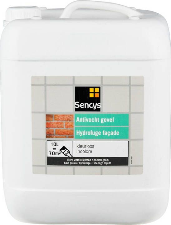 Sencys Antivocht Gevel Kleurloos 10l